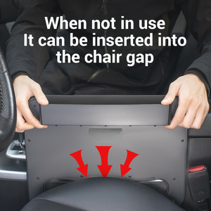 Support de rangement multifonctionnel en ABS pour voiture, petite table d'ordinateur, kit d'intérieur pour voiture, salle à manger, volant, repas - Product Image 4