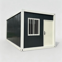 Maison conteneur en acier à faible coût, installation rapide, en kit, étanche à l'humidité pour entrepôt extérieur