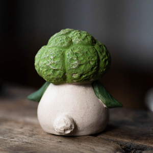 Zisha Tea <b>Pet</b> Chick Ornament Cauliflower Chicken Prosperity Chicken Small Bird Tea Set Accessory For Tea Play - Product Image 3