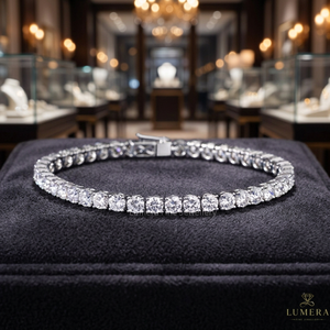 5.932 Carat Lab Grown Diamond Tennis Bracelet F Color VS VVS Clarity <b>Solid</b> <b>Gold</b> 9k/10k/14k/18k IGI Certified Luxury Wedding Gift - Product Image 3