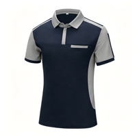 Polo à manches courtes en polyester personnalisable pour équipes d'entreprise, idéal pour les commandes en gros pour groupes professionnels