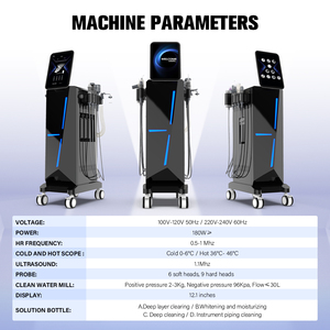 Máquina Facial 10 en 1 de Hidrodermoabrasión con Oxígeno y Agua para Limpieza Profunda, Uso Comercial en Salones de Belleza - Product Image 6