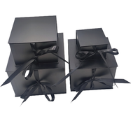 Boîte cadeau magnétique en carton durable personnalisable avec impression dorée pour mariage et bijoux, prix négociable