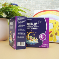 Patchs de sommeil Zourunan à l'huile essentielle de lavande pour apaiser et détendre le corps, soin nocturne, 10 patchs, vente en gros OEM