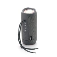 Haut-parleur Bluetooth portable étanche avec lumière LED, haut-parleur stéréo sans fil pour l'extérieur, prise en charge de la carte TF, USB, radio FM