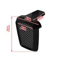Cache de bobine d'allumage de moto en ABS style fibre de carbone, remplacement pour Harley Softail 2018-2026 Breakout Fat Boy Street Fat Bob
