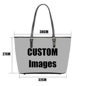 PU sacs à main Samoa polynésien concepteur tatouage Style bleu dames mode sacs bandoulière portefeuilles cartable 3 pièces sac à main ensemble - Product Image 4