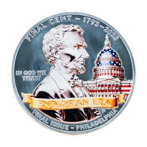 Kerajinan Logam Koin Kenang-kenangan Kustom Bertema Sejarah dengan Relief Perak - Product Image 2