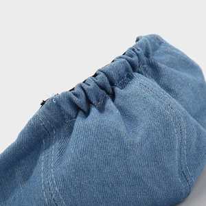 Gorro de Mezclilla Retro de Moda Coreana 2024, Gorra Newsboy con Borde Blanco Ondulado para Mujer - Product Image 5