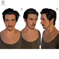 Maschera Realistica Artigianale Premium con Espressioni e Texture Cutanea Realistiche per Intrattenimento, Maschera in Silicone Realistica