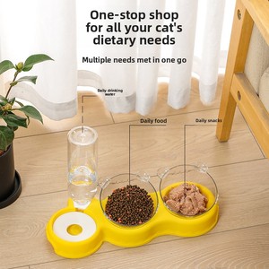 Tazones de Viaje para Mascotas, Cuadrados, de Plástico, Ecológicos e Impermeables, para Perros y Gatos, Portátiles, para Uso en Interiores y Exteriores, Tamaño Pequeño - Product Image 5