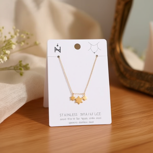 Collar de acero inoxidable con estrella de cinco puntas para mujer, joyería de moda - Product Image 2