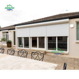 Volets roulants Hurricane Volets de fenêtre robustes en alliage d'aluminium Volets extérieurs de <span class=keywords><strong>magasin</strong></span> de garage à domicile pour une sécurité accrue - Product Image 3