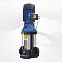 Pompe centrifuge verticale multi-étages CDM5 en acier inoxydable 304, 380V/50Hz, haute pression, pour surpression d'eau 0,3-1,6 MPa, débit 5m³/h, pour alimentation en eau des bâtiments