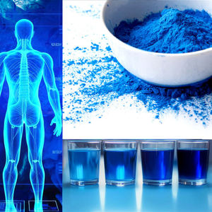 Phycocyanine E6 E18 E25 E40 de poudre de <span class=keywords><strong>spiruline</strong></span> bleue biologique Avantages sains et sûrs <span class=keywords><strong>pour</strong></span> les chiens - Product Image 1