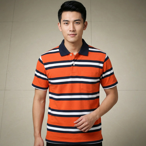 Camiseta Polo para Hombre con Logotipo Personalizado de Fábrica Directa, Transpirable, de Color Sólido, Premium, al por Mayor, Fabricante OEM - Product Image 2
