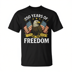 Camiseta 250 años de libertad 1776 2026 Bald Eagle - Product Image 2