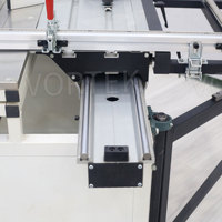 Scie circulaire électrique de précision Vortek Mini, multifonctionnelle pour le travail du bois, avec table coulissante horizontale, composants de moteur 220V/380V