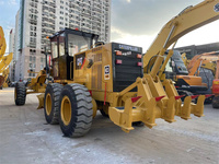 Niveleuse d'occasion Caterpillar Cat140G, bonnes performances, faible nombre d'heures de travail, à vendre.