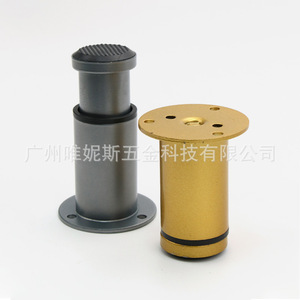 Patas Ajustables de Aluminio para Muebles, Color Negro, Soporte Ajustable en Altura para Gabinetes, Diseño Moderno para Uso en Gabinetes - Product Image 4