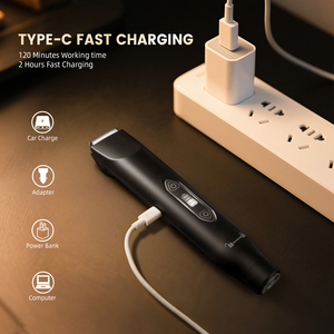 Ensemble de tondeuses à cheveux SHOmfrs Salon, tondeuse résistante aux intempéries, tondeuse à cheveux et corps électrique pour hommes, tondeuse à cheveux rechargeable sans fil - Product Image 5