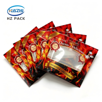 Sachet Doypack PE à fermeture éclair avec poignée pour poulet rôti au micro-ondes et aliments pour animaux de compagnie, thermoscellable, avec options de logo personnalisé et de taille