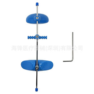 Dispositif de traction antérieur dentaire OEM rouge réglable à barre unique, type arche faciale orthodontique à axe central - Product Image 4