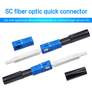 מחבר מהיר לסיב אופטי <span class=keywords><strong>SC</strong></span>/<span class=keywords><strong>APC</strong></span> <span class=keywords><strong>SC</strong></span>/UPC עבור מצב יחיד סימפלקס, מחבר אופטי מהיר <span class=keywords><strong>SC</strong></span> - Product Image 2