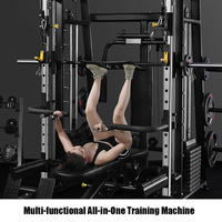 Équipement de musculation multifonctionnel, machine Smith, utilisation à domicile et en salle de sport, rack de musculation pour l'entraînement en force et le développement musculaire
