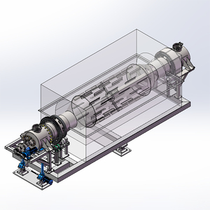 Forno per tubi rotanti elettrici in alluminio e rame per il trattamento termico dei metalli con motore come componente del nucleo - Product Image 6