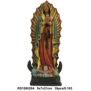 Statue grandeur nature de Notre-Dame de Guadalupe Figurines de saint mexique Vierge Marie Art Sculpture pour jardin extérieur Articles religieux - Product Image 5