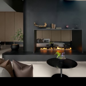 Elegante Caminetto a Etanolo da Parete con Fiamma Regolabile per Decorazione Interna di Casa, Villa, Hotel e Soggiorno - Product Image 3