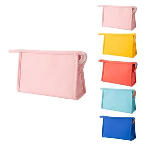 Wholesale women PU leather beautiful luxury small cosmetic bag