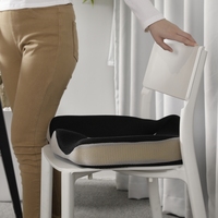Coccyx ergonomique, coussin de siège auto antidérapant, chaise en mousse à mémoire de forme extra large et ferme pour le bureau