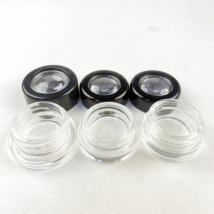 3ml 5ml 7ml 9ml lọ thủy tinh dày cấu hình thấp với nắp kim loại màu đen - Product Image 6