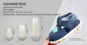 חורק רעש להוסיף יצרנית תינוק כלב צעצוע חורק ריד BB משרוקית חורק עבור בובות - Product Image 3