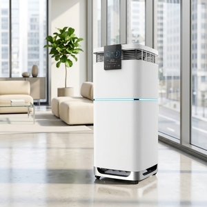 Purificador de Aire con Filtro Electrostático Lavable ESP, Eliminador de Partículas de Polvo, Humidificador para Oficina, Hogar, Hospital, Clínica, Comercial - Product Image 1