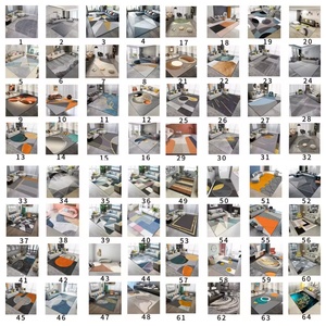 Tapis <span class=keywords><strong>Moderne</strong></span> à Motifs Géométriques Imprimés, Lavable, Antidérapant, Adapté aux Animaux Domestiques, Idéal pour l'Exercice, pour Salon, <span class=keywords><strong>Chambre</strong></span>, Couloir, Hôtel, Décoration Intérieure - Product Image 3