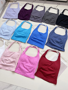 <span class=keywords><strong>Ensemble</strong></span> Sportif Impact 2 Pièces <span class=keywords><strong>Femme</strong></span>, Haut Court Dos Nu Bretelles, Short Taille Haute Sans Coutures Ultra Extensible, Tenue de <span class=keywords><strong>Sport</strong></span> de Gymnastique, Vêtements d'Entraînement - Product Image 5
