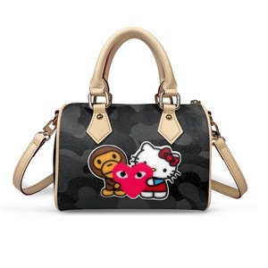 Borsa Tote da Donna Nera con Stampa Mimetica, Cerniera e Fodera in Poliestere, Design Personalizzato, Bestseller - Product Image 2