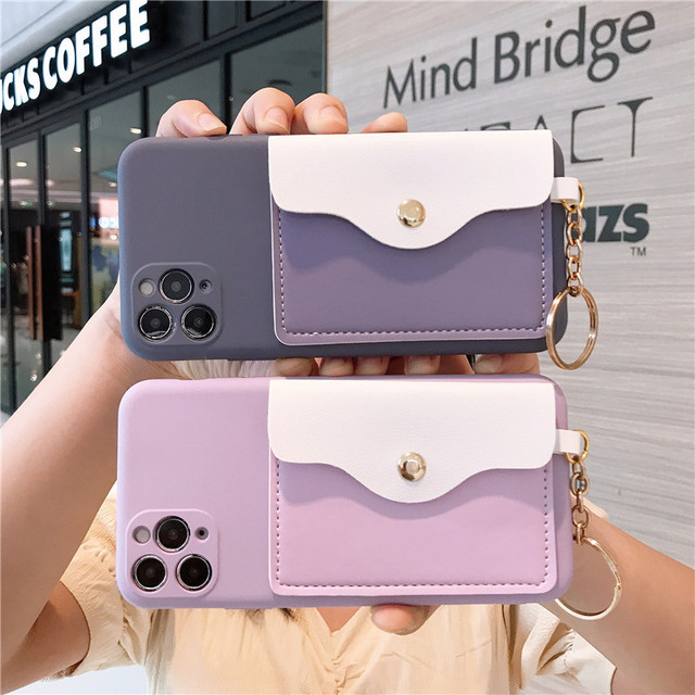 Luxury Wallet Phone Case for iPhone 13 Pro Max 11 12 Pro Max X XR XS 7 8 Plus SE20 13 Mini Soft Silicone Handbag Card Bag Cover