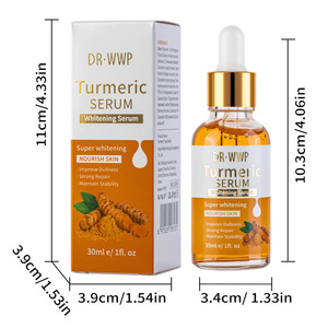 Siero Viso Idratante e Illuminante 30ml con Curcuma, <span class=keywords><strong>Vitamina</strong></span> C, AHA, Acido della Frutta e Glicerina - Vendita all'Ingrosso - Product Image 6