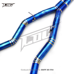 Sistema de Escape Boska con Válvula de Control Dinámico, Silenciador Catback de Alto Rendimiento OEM para BMW M5 F90 4.4T 2018-2023, Tuberías de Titanio - Product Image 3