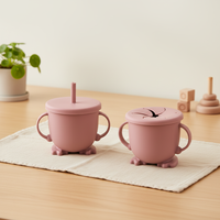 Bavoir, assiette et bol à ventouse en silicone de qualité alimentaire, imperméables et réutilisables, pour bébés et tout-petits, motif Ours moderne, pour Noël, sûrs pour bébé