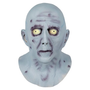 Máscara Facial Completa <span class=keywords><strong>de</strong></span> Látex <span class=keywords><strong>de</strong></span> Anciano Aterrador y Divertido para Halloween y Navidad - Disfraz Clásico para Fiestas Temáticas <span class=keywords><strong>de</strong></span> Halloween - Product Image 1