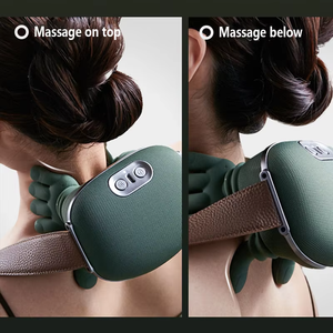 YM-N8 Portable Shiatsu Neck Shoulder Massager With <b>Heat</b> Deep Tissue Kneading Shawl for Back Waist Leg Pain Relief - Product Image 4