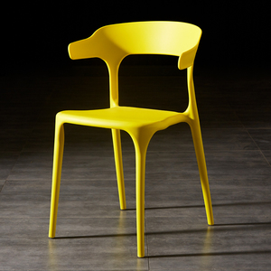 Chaise de salle à manger en plastique orange, table, cantine scolaire, restaurant, salon, cuisine extérieure, chambre à coucher, villa - Prix multiple et abordable - Product Image 2