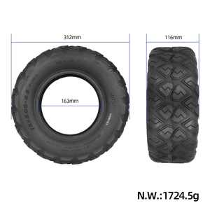 Pneu tubeless Ulip 13*5.00-6.5, pneu gras de 13 pouces résistant à l'usure, remplacement pour trottinette électrique FLJ K6 Ultron, karting, voiture de plage - Product Image 2
