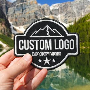 Factory Free Design Sample Hat <b>Sew</b>-<b>On</b> Clothes Low MOQ Personalized Embroidery Woven Tag Custom logo <b>Patches</b> - Product Image 1