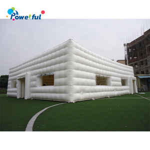 Lều Trắng Tiệc Cưới LED Khổng Lồ Lều Oxford Cắm Trại Ngoài Trời Lều Hộp Đêm Bơm Hơi - Product Image 6